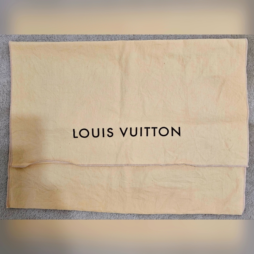 Oversized Louis Vuitton Dust Cover, Tan, EUC